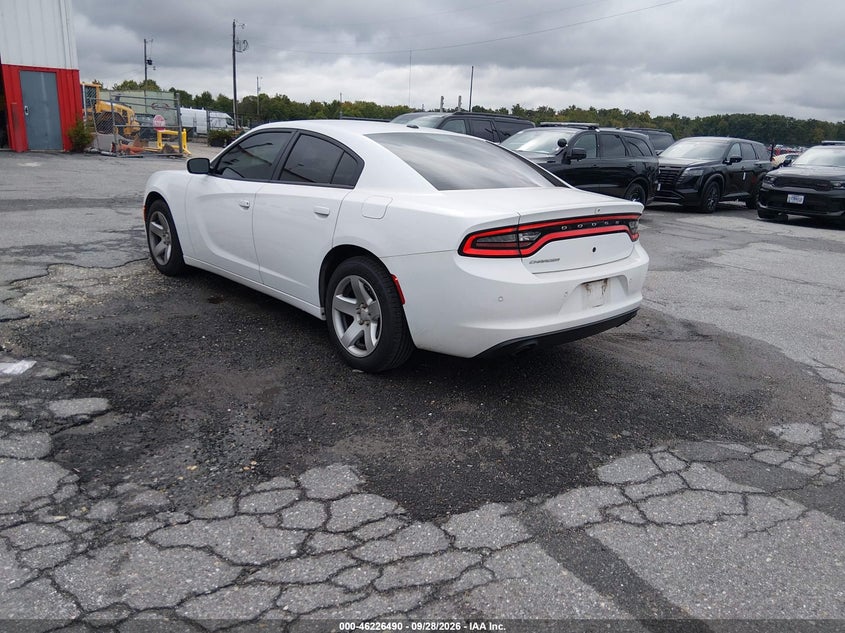 Vin: 2c3cdxag8kh734040, lot: 46726478, dodge charger police rwd 20193