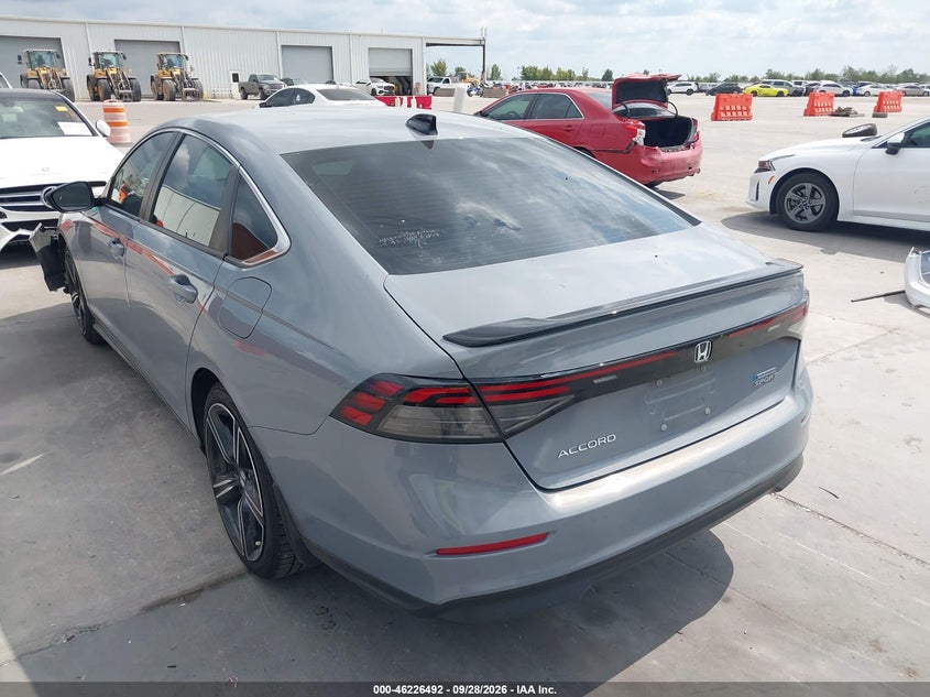Vin: 1hgcy2f56ra021545, lot: 46726480, honda accord hybrid sport 20243