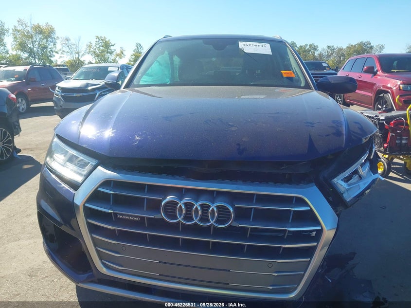 AUDI Q5 2018 VIN WA1BNAFY7J2050634