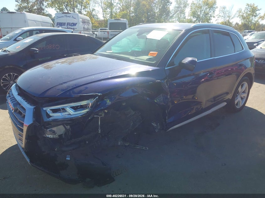 Vin: wa1bnafy7j2050634, lot: 46726519, audi q5 2.0t premium/2.0t tech premium 20182