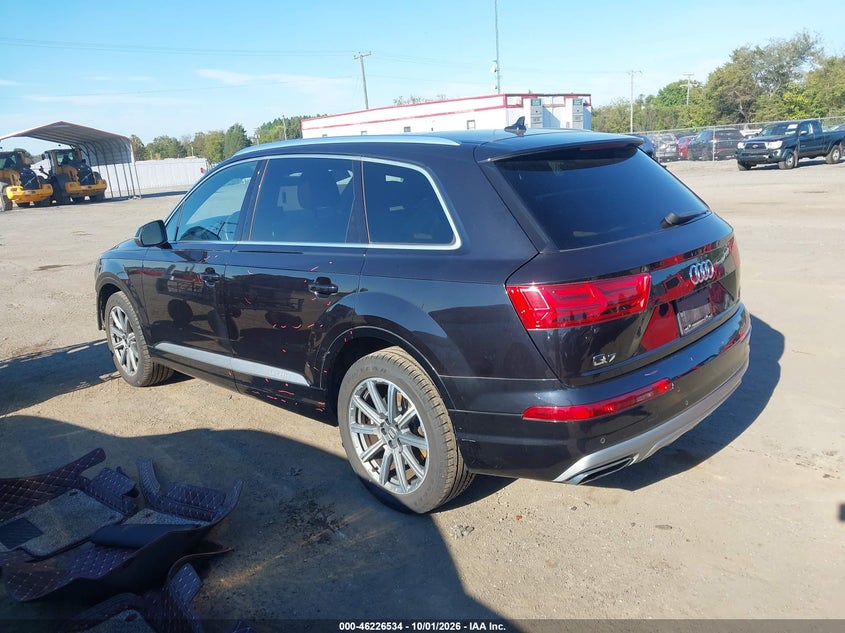 Vin: wa1vaaf70jd024672, lot: 46726522, audi q7 3.0t premium 20183