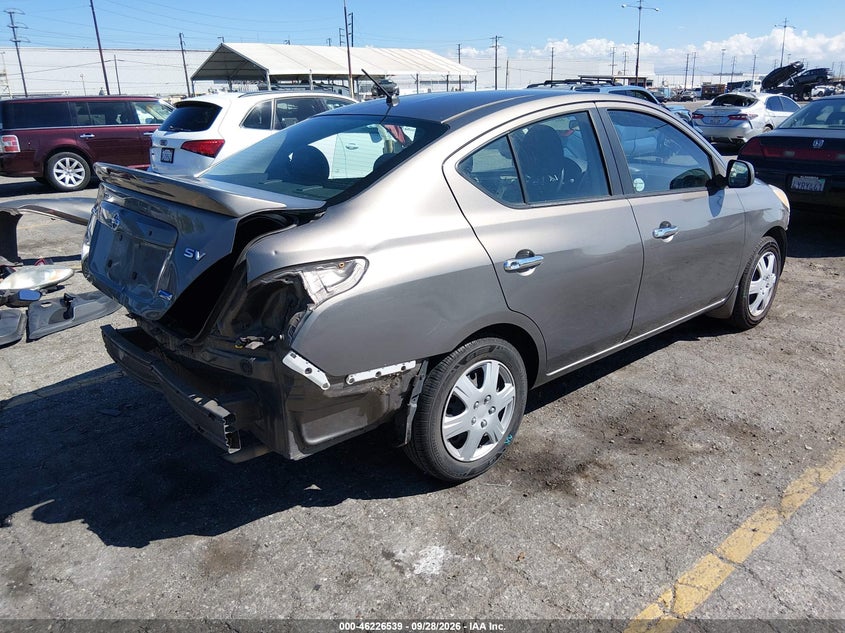 Vin: 3n1cn7ap3dl893618, lot: 46726527, nissan versa 1.6 sv 20134