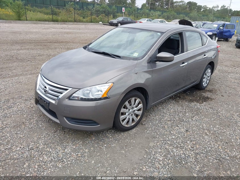 2015 Nissan Sentra, Звичайний знос, IAAI, VIN 3N1AB7AP5FL634146 — фото 2