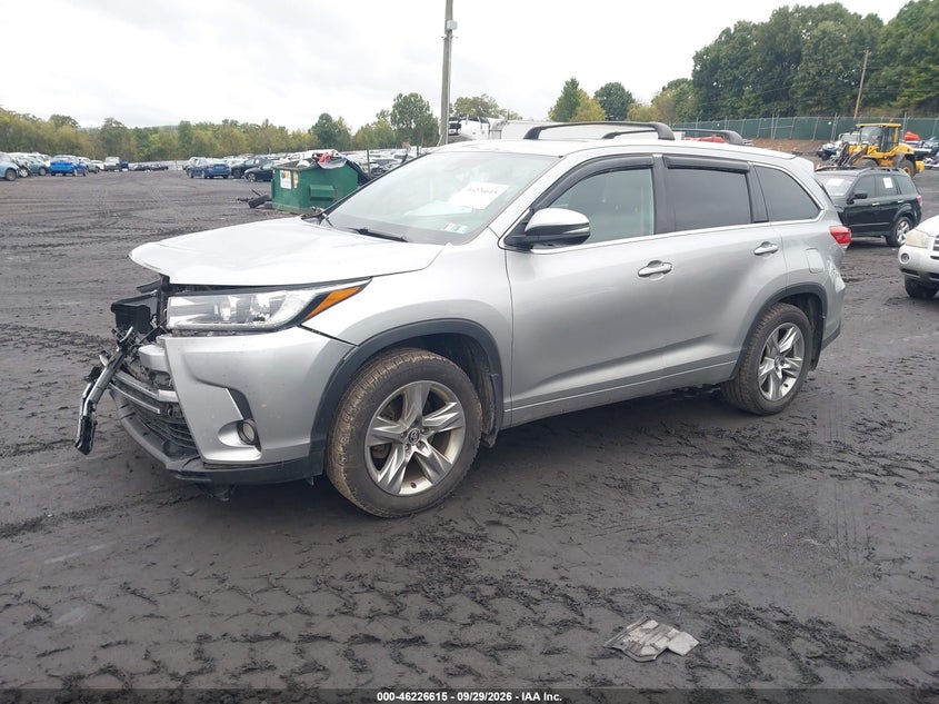 Vin: 5tddzrfh2js867519, lot: 46726603, toyota highlander limited 20182