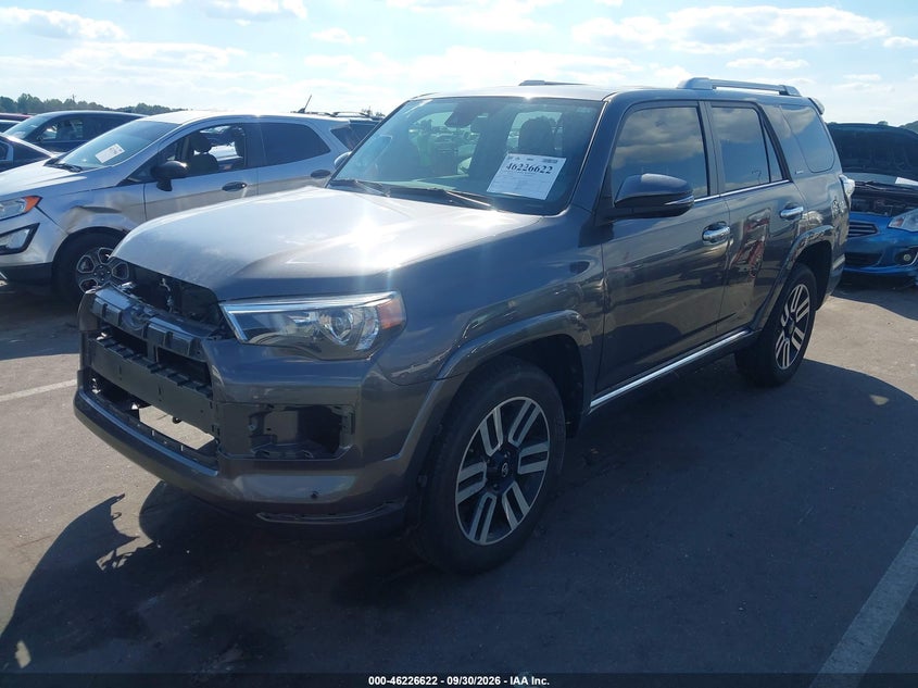 Vin: jtedu5jr1p5291536, lot: 46726610, toyota 4runner limited 20232