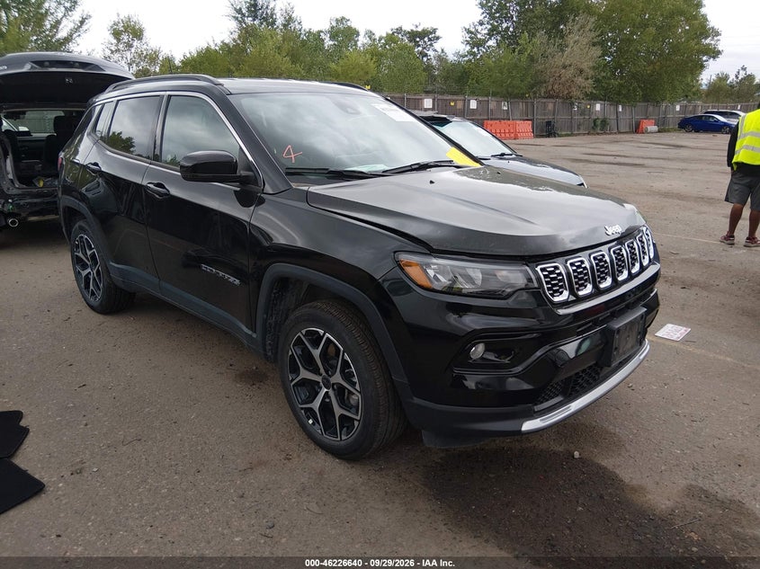 Vin: 3c4njdcnxtt207343, lot: 46726628, jeep compass limited 20261
