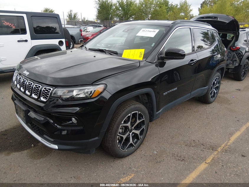 2026 Jeep Compass Limited, Повреждение двигателя, IAAI, VIN 3C4NJDCNXTT207343 — фото 2