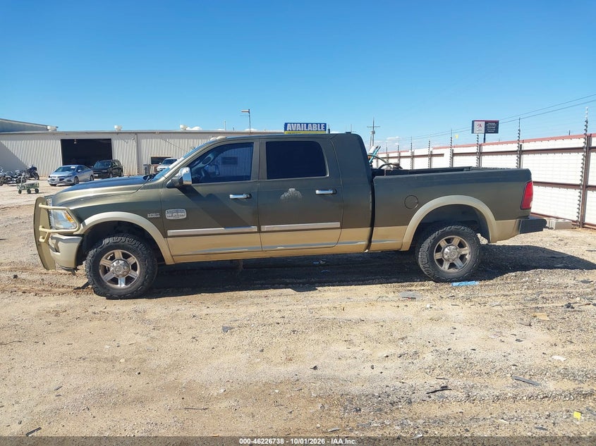 RAM RAM 2500 2011 VIN 3D7TT2HT0BG625341
