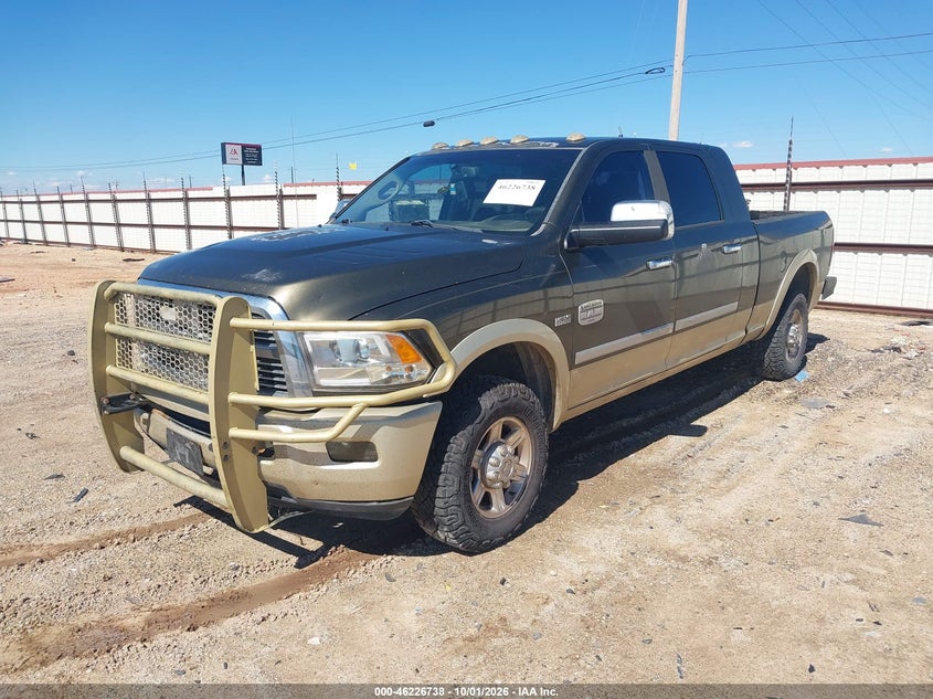 RAM RAM 2500 2011 VIN 3D7TT2HT0BG625341