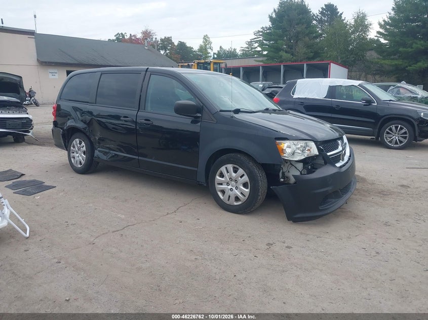 Vin: 2c4rdgbg5kr504681, lot: 46726750, dodge grand caravan se 20191
