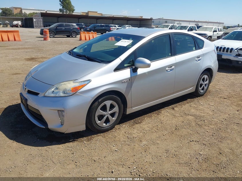 2014 Toyota Prius, Звичайний знос, IAAI, VIN JTDKN3DU3E1771305 — фото 2