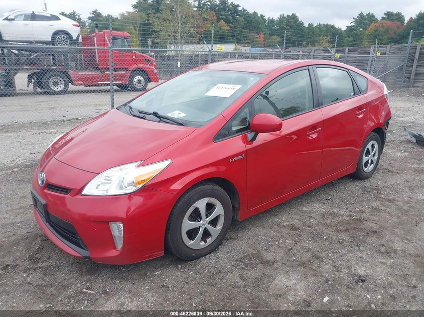 Vin: jtdkn3du5e1748821, lot: 46726827, toyota prius two 20142
