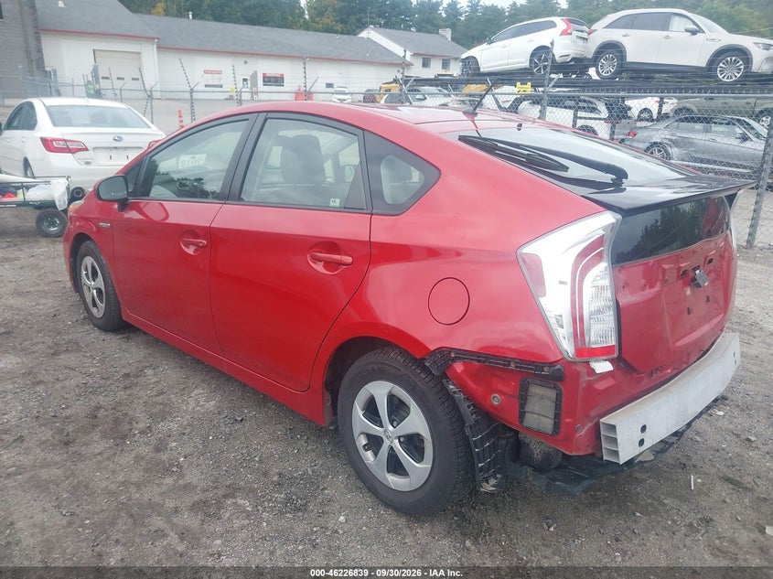 Vin: jtdkn3du5e1748821, lot: 46726827, toyota prius two 20143