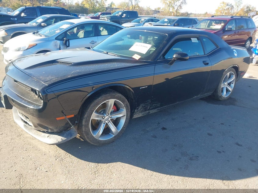 Vin: 2c3cdzbt8gh114111, lot: 46726854, dodge challenger r/t 20162