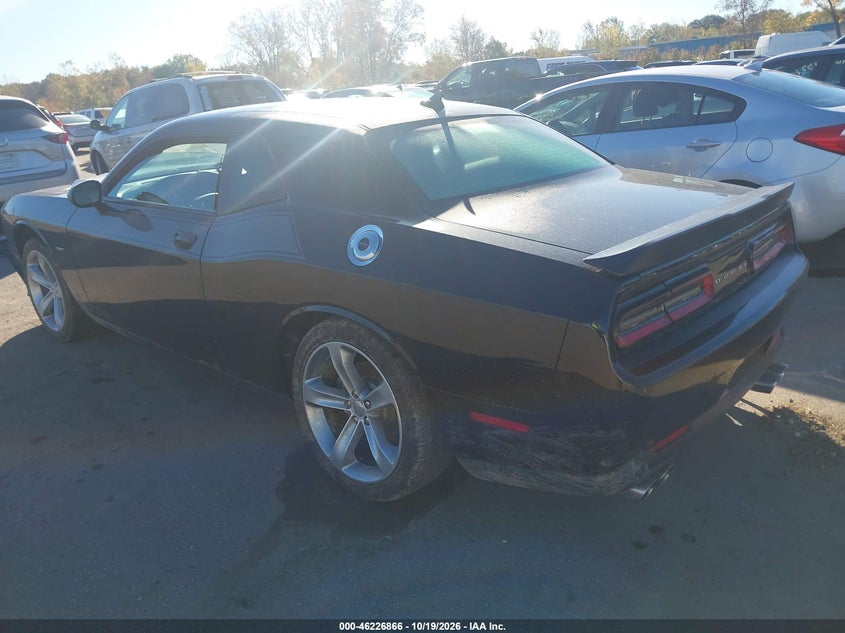 Vin: 2c3cdzbt8gh114111, lot: 46726854, dodge challenger r/t 20163