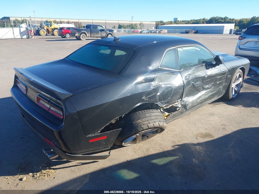 Vin: 2c3cdzbt8gh114111, lot: 46726854, dodge challenger r/t 20164
