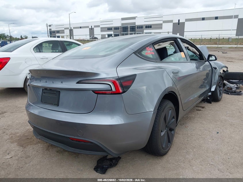 Vin: 5yj3e1ea3tf191506, lot: 46726870, tesla model 3 premium rear-wheel drive/rear-wheel drive 20264