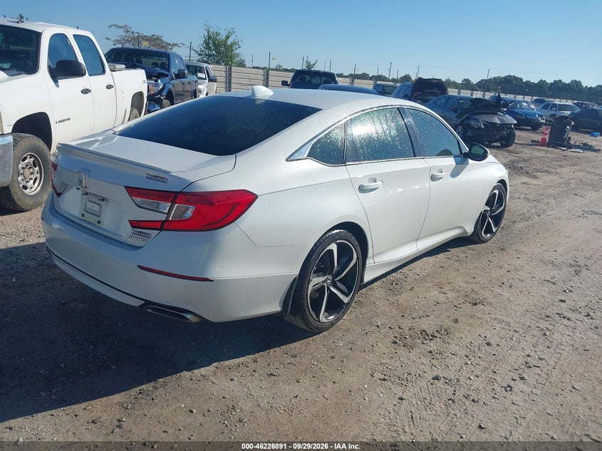 Vin: 1hgcv1f33ja251033, lot: 46726879, honda accord sport 20184