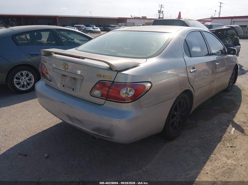 LEXUS ES 300 2003 VIN JTHBF30G236006176