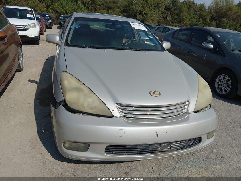 LEXUS ES 300 2003 VIN JTHBF30G236006176