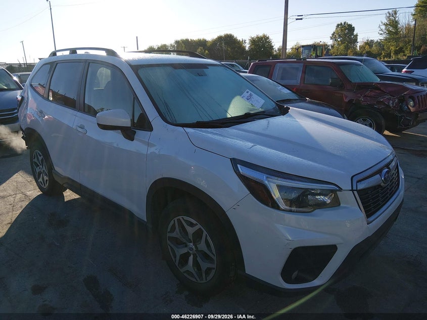 Vin: jf2skajc4mh505713, lot: 46726895, subaru forester premium 20211