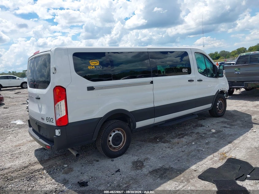 Vin: 1fbax2y84ska04294, lot: 46726915, ford transit-350 passenger van xl 20254