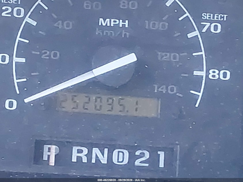 FORD F250 1996 VIN 1FTHW25G0TEA46258