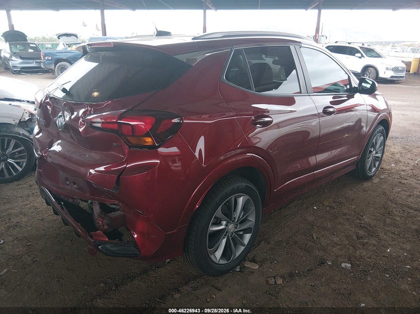 Vin: kl4mmdslxpb165230, lot: 46726931, buick encore gx select fwd 20234