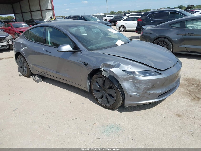 Vin: 5yj3e1ea2sf877048, lot: 46727026, tesla model 3 long range rear-wheel drive/standard rear-wheel drive 20251