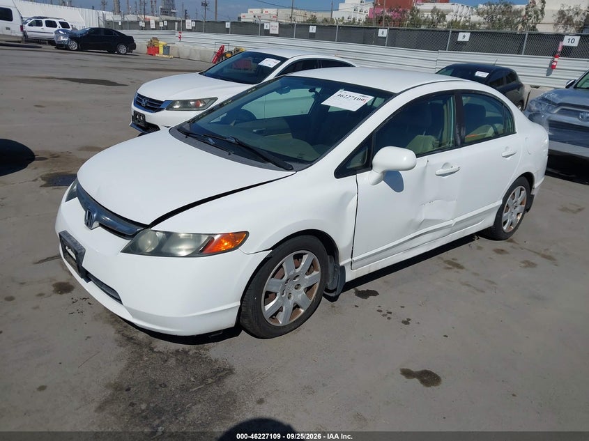 2008 Honda Civic, Звичайний знос, IAAI, VIN 2HGFA16548H348537 — фото 2