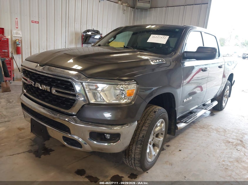 Vin: 1c6rrffgxnn348734, lot: 46727099, ram 1500 big horn  4x4 5'7 box 20222