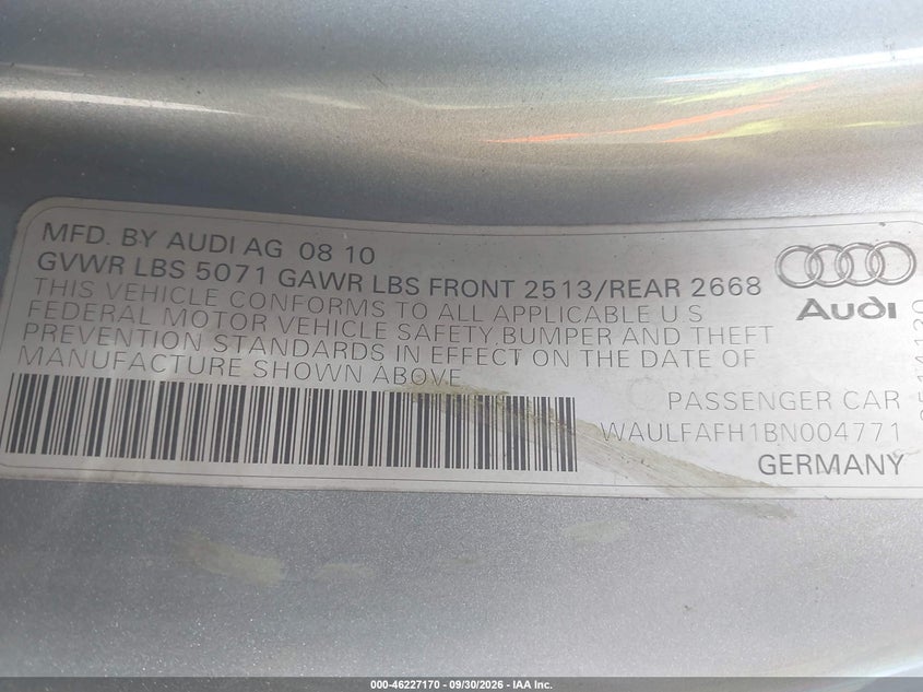 2011 AUDI A5 2.0T PREMIUM · Фото 9