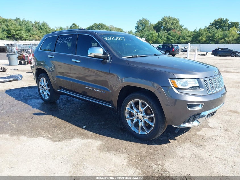 Vin: 1c4rjfjt9gc360022, lot: 46727174, jeep grand cherokee summit 20161
