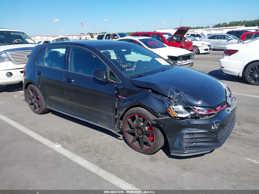 Vin: 3vw6t7au8km018657, lot: 46727227, volkswagen golf gti 2.0t autobahn/2.0t rabbit edition/2.0t s/2.0t se 2019 img_1