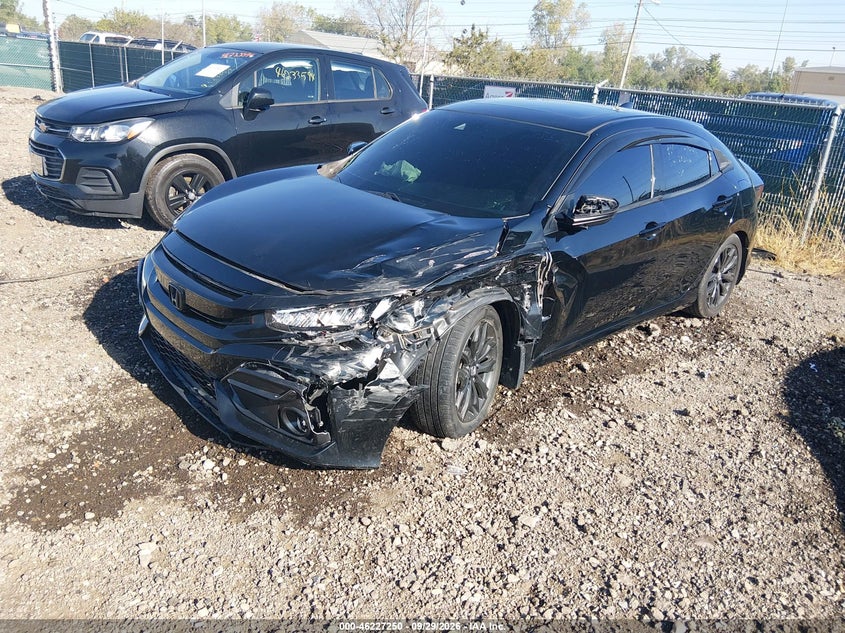 2019 Honda Civic Ex, Left Front, IAAI, VIN SHHFK7H60KU213426 — photo 2