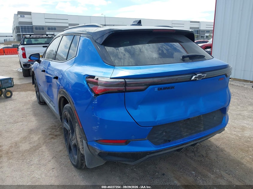 Vin: 3gn7dsrp2ss242712, lot: 46727242, chevrolet equinox ev rs 20253