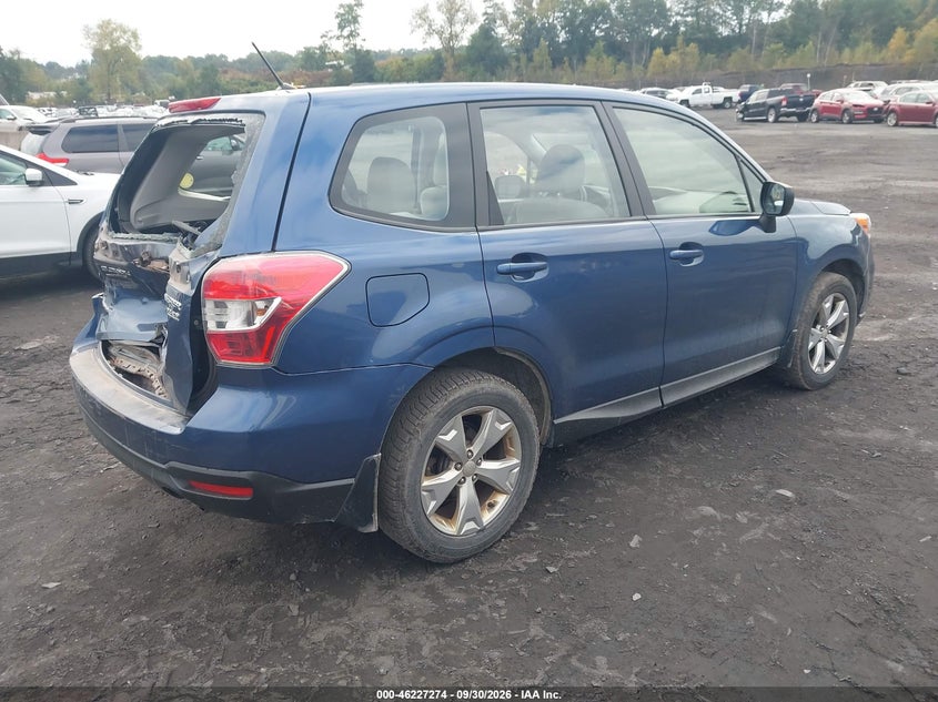 Vin: jf2sjaac8eh412536, lot: 46727262, subaru forester 2.5i 20144