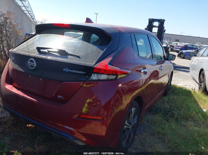 Vin: 1n4az1cpxjc303883, lot: 46727265, nissan leaf sl 20184