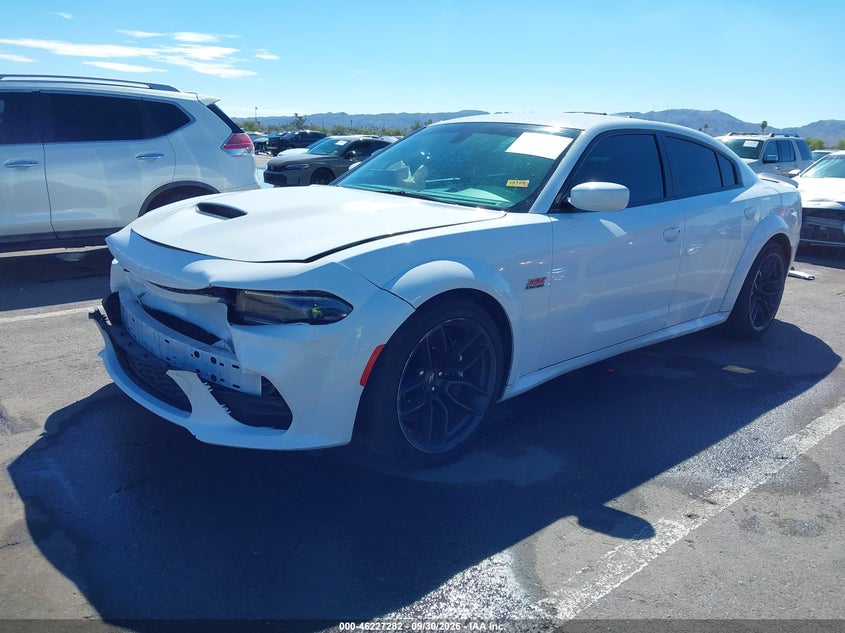 Vin: 2c3cdxgj6nh116920, lot: 46727270, dodge charger scat pack widebody 20222