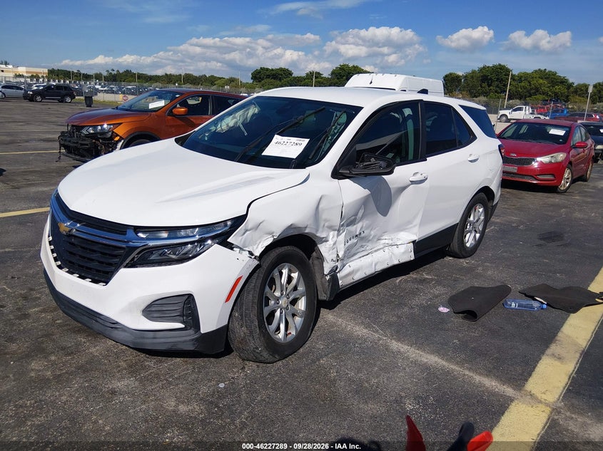 CHEVROLET EQUINOX 2022 VIN 3GNAXHEV5NS167819