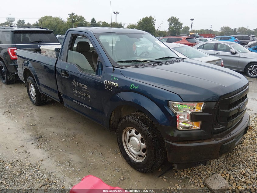 Vin: 1ftmf1c82fkd61203, lot: 46727311, ford f-150 xl 20151