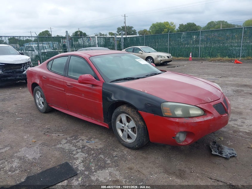 2008 Pontiac Grand Prix, Износ, IAAI, VIN 2G2WP552981181312