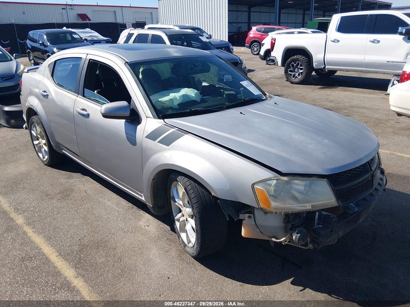 Vin: 1c3cdzbg9dn719096, lot: 46727335, dodge avenger r/t 20131