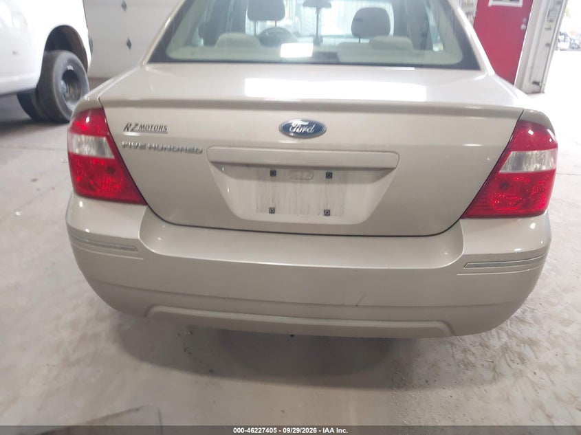 FORD FIVE HUNDRED 2005 VIN 1FAFP23185G183321