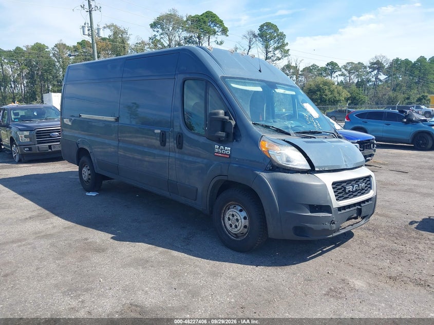 Vin: 3c6urvjg8le136072, lot: 46727394, ram promaster 3500 cargo van high roof 159 wb ext 2020 img_1