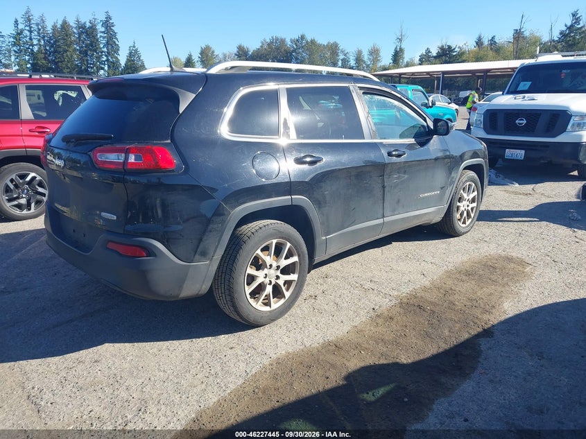 Vin: 1c4pjllb5jd606124, lot: 46727433, jeep cherokee latitude plus 20184