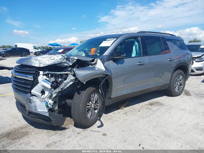 Vin: 1gnergks1tj361598, lot: 46727460, chevrolet traverse fwd lt 20262