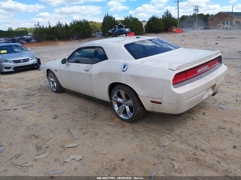 Vin: 2c3cdybt3dh660112, lot: 46727471, dodge challenger r/t classic 20133
