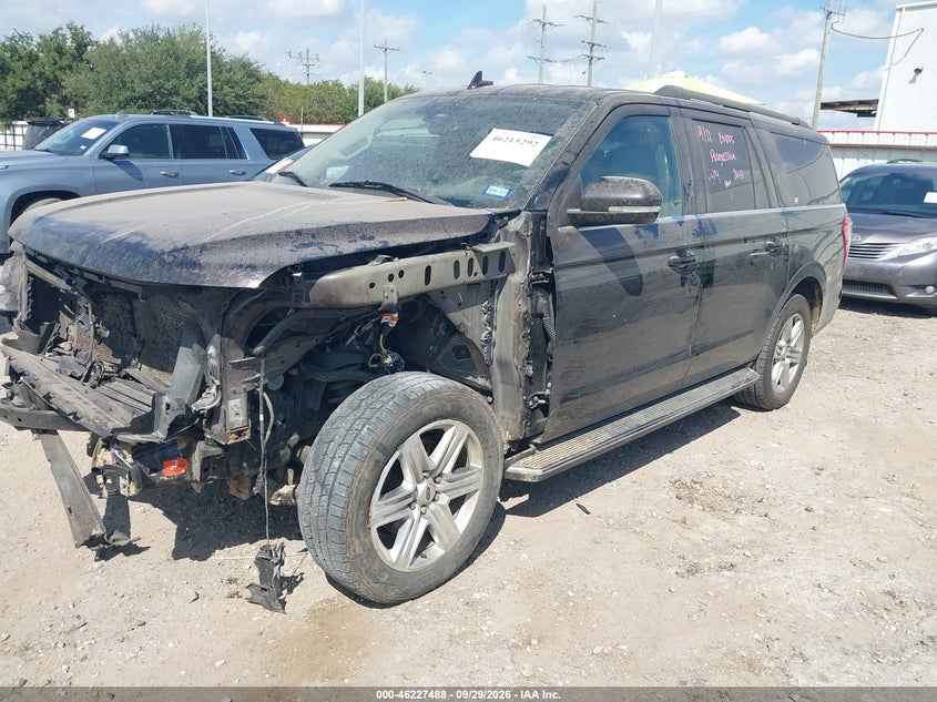 Vin: 1fmjk1ht7mea49140, lot: 46727476, ford expedition xlt max 20212
