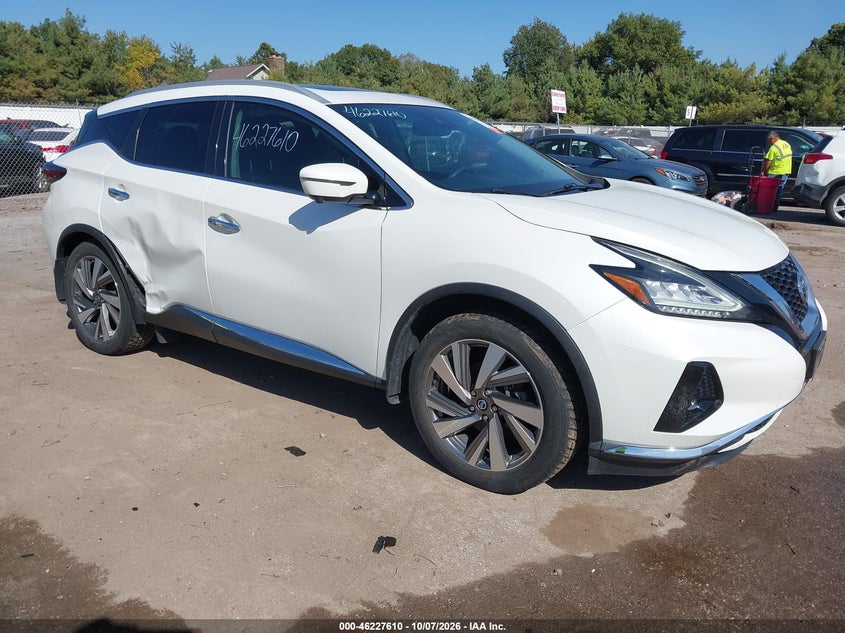 Vin: 5n1az2ms7kn110417, lot: 46727598, nissan murano sl 20191